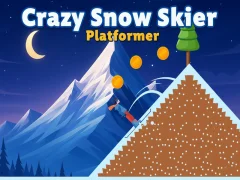 Permainan Crazy Snow Skier: Platformer secara online