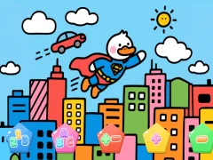 Permainan Color By Code Super Duck secara online