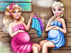 Permainan Cute Mommies Pregnant Sauna secara online