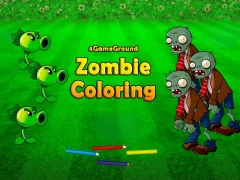 Permainan 4GameGround Zombie Coloring secara online