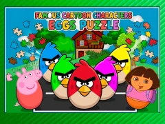 Permainan Famous Cartoon Characters Eggs secara online