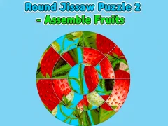 Permainan Round jigsaw Puzzle 2 - Assemble Fruits secara online