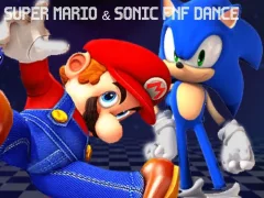 Permainan Super Mario & Sonic FNF Dance secara online