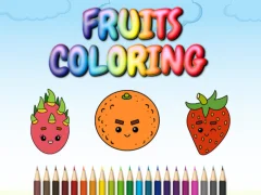 Permainan FRUITS COLORING secara online