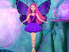 Permainan Barbie Mariposa Dress Up secara online
