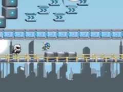 Permainan Gravity Guy HTML5 secara online