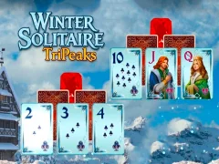 Permainan Winter Solitaire TriPeaks secara online