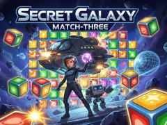 Permainan Secret Galaxy Match-three secara online