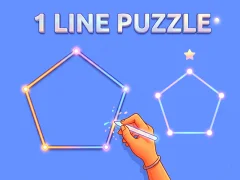 Permainan 1 Line Puzzle secara online