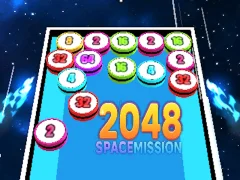 Permainan 2048 Space Mission secara online
