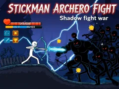 Permainan Stickman Archero Fight: Shadow fight war secara online