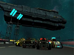 Permainan Moon Car Stunt secara online