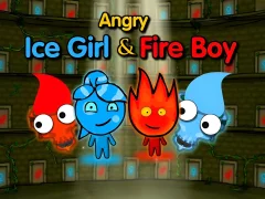 Permainan Angry Ice girl and Fire boy secara online