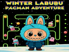 Permainan Winter Labubu Pacman Adventure secara online