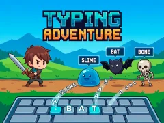 Permainan Typing Adventure secara online