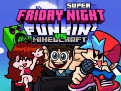 Permainan Super Friday Night Funkin Vs Minecraft secara online