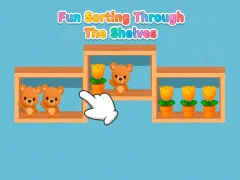 Permainan Fun Sorting Through The Shelves secara online