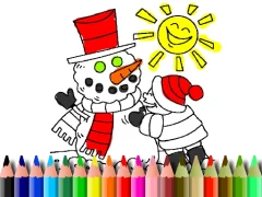 Permainan Back To School: Winter Time Coloring secara online