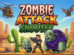 Permainan Zombie Attack Shooter secara online