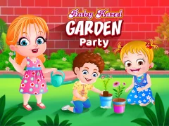 Permainan Baby Hazel. Garden party secara online