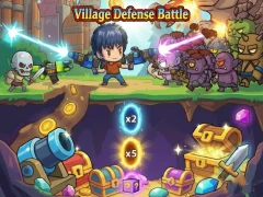 Permainan Village Defense Battle secara online