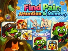 Permainan Find Pair: Attention & Memory secara online