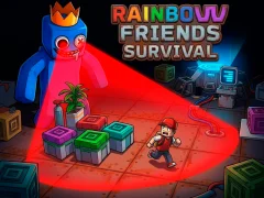 Permainan Rainbow Friends Survival secara online