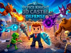 Permainan Office Knight 3D Castle Defense secara online