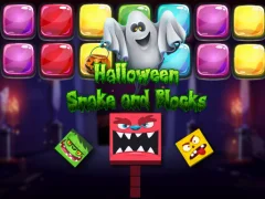 Permainan Halloween Snake and Blocks secara online