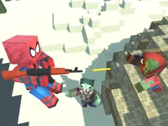 Permainan Block Craft Zombie Attack secara online