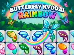 Permainan Butterfly Kyodai Rainbow secara online