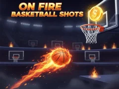 Permainan On Fire Basketball Shots secara online
