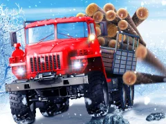 Permainan Truck Driver: Snowy Roads secara online