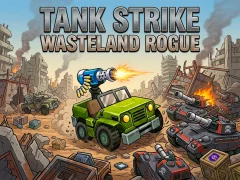 Permainan Tank Strike: Wasteland Rogue secara online