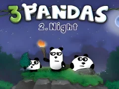 Permainan 3 Pandas 2 Night secara online