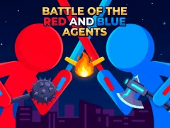 Permainan Battle of the red and blue agents secara online