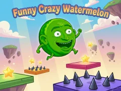 Permainan Funny Crazy Watermelon secara online