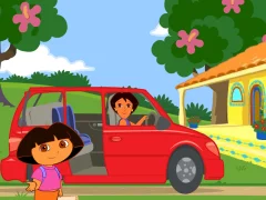 Permainan Dora The explorer Dora's Ride-Along City Adventure secara online