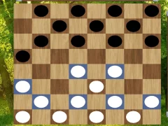 Permainan Classic Checkers: Forest secara online