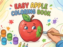 Permainan Easy Apple Coloring Book secara online