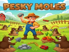 Permainan Pesky Moles secara online