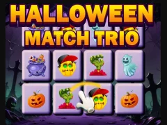 Permainan Halloween Match Trio secara online