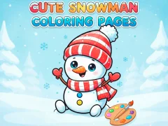 Permainan Cute Snowman Coloring Pages secara online