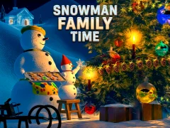 Permainan Snowman Family Time secara online