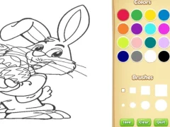 Permainan Easter Bunny Coloring Book for Kids secara online