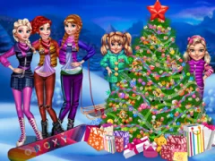Permainan Princesses Christmas tree secara online