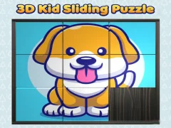 Permainan 3D Kid Sliding Puzzle secara online