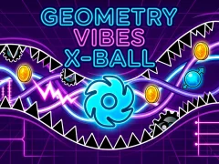 Permainan Geometry Vibes X-Ball secara online