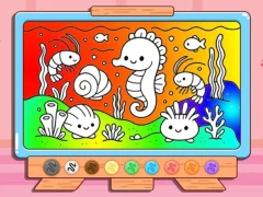 Permainan Coloring Book: Kawaii Sea Animals secara online