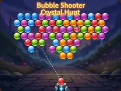 Permainan Bubble Shooter Crystal Hunt secara online